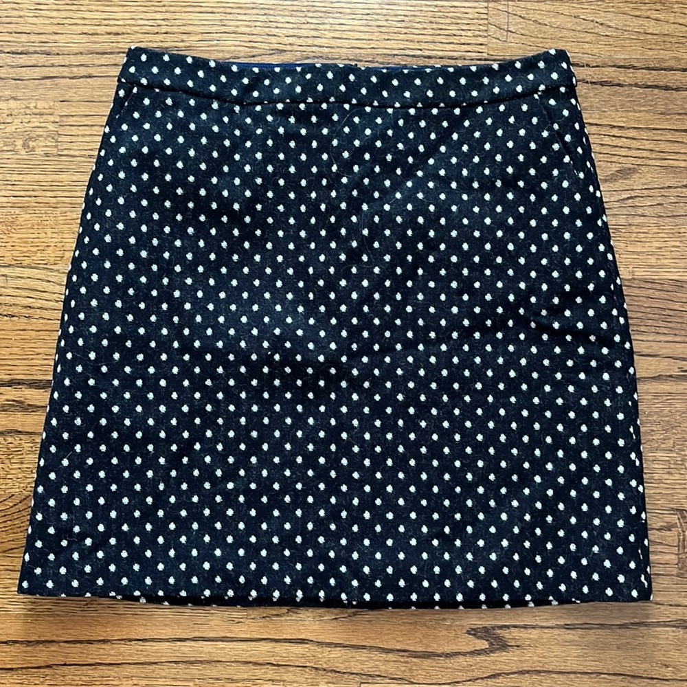 Boden | Tweed polka dot skirt. With pockets. US size 12L.